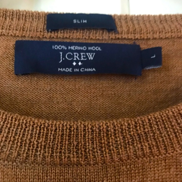 100% Merino Wool Men’s Brown Sweater - J.Crew - Picture 3 of 6